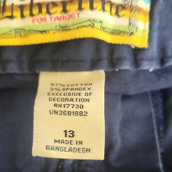 Libertine Skull and Whale Embroidered Bermuda Shorts Juniors 13 - Picture 6 of 6